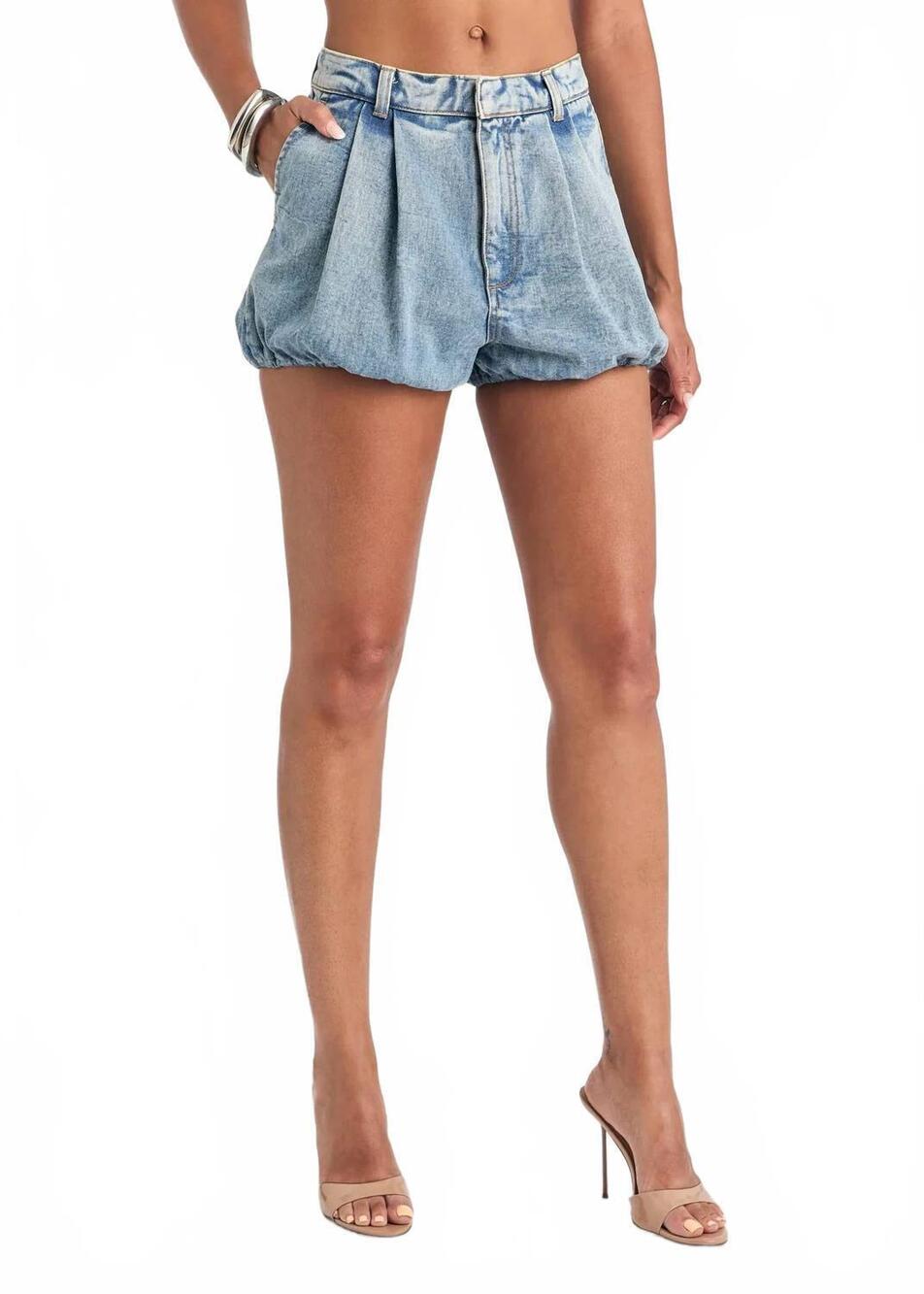 NEW SER.O.YA jo denim short in coastline